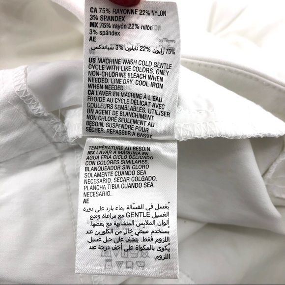 INC International Concepts White Mid-Rise Curvy Shorts, NWT - Picture 6 of 6